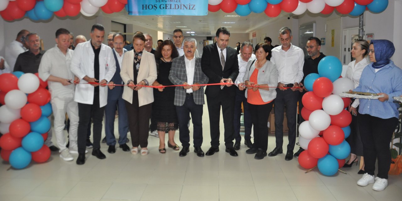 El emeği eserler hastanede sergileniyor