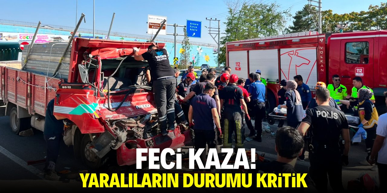 Feci kaza! Yaralıların durumu kritik
