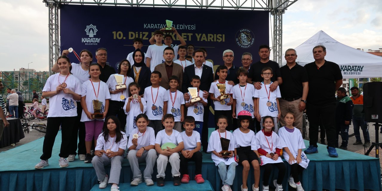10. Düz Bisiklet Yarışı konya'da tamamlandı
