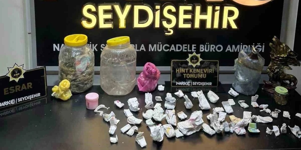 Konya'da uyuşturucu zanlısı tutuklandı