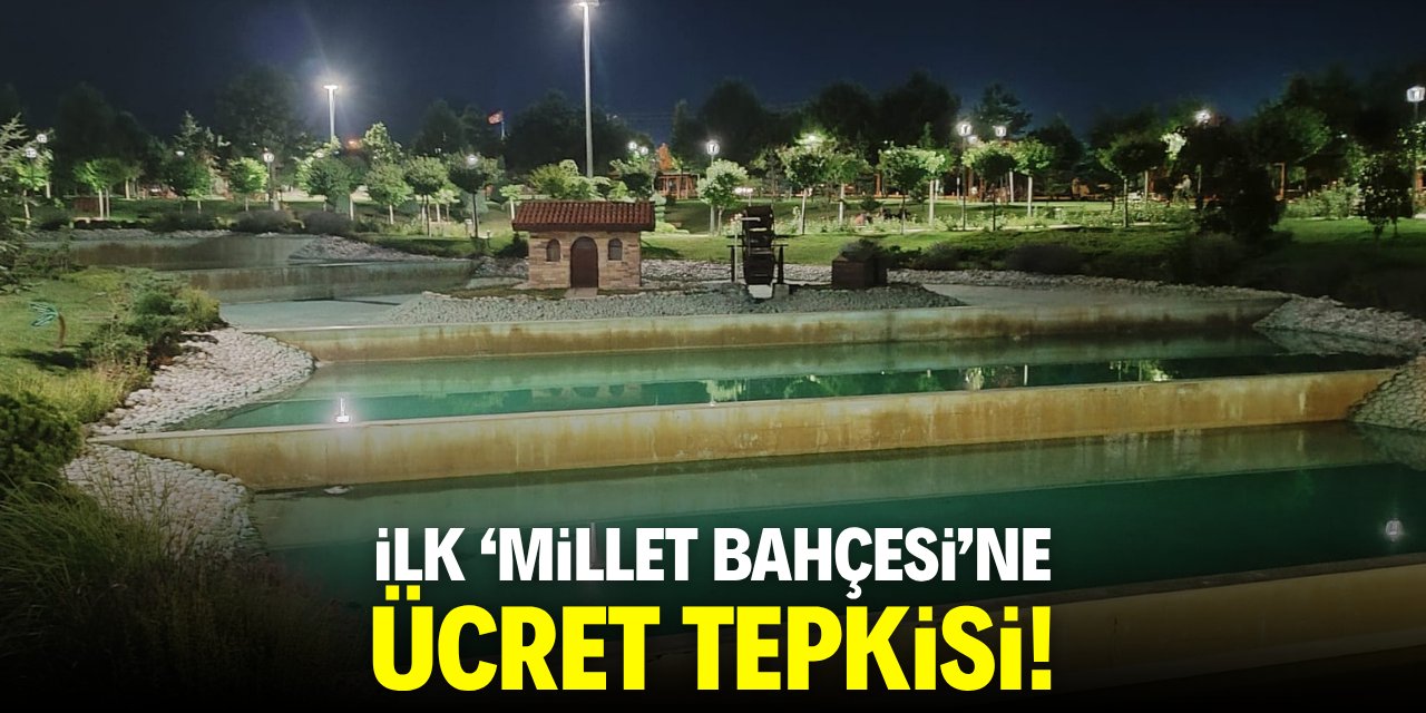 İlk 'Millet Bahçesi'ne ücret tepkisi! Konyalılar mağdur