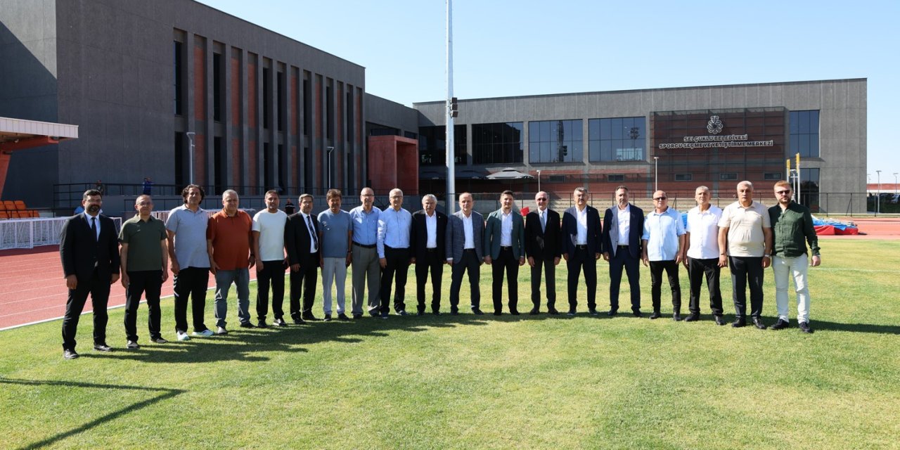 Milletvekillerinden Selçuklu Sporcu Seçme Merkezi’ne ziyaret