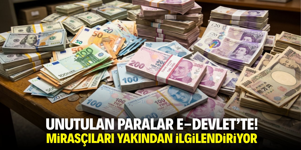Unutulan paralar e-Devlet'te! Mirasçıları yakından ilgilendiriyor