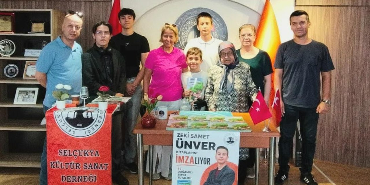 Genç Yazar Ünver, okurlarıyla buluştu