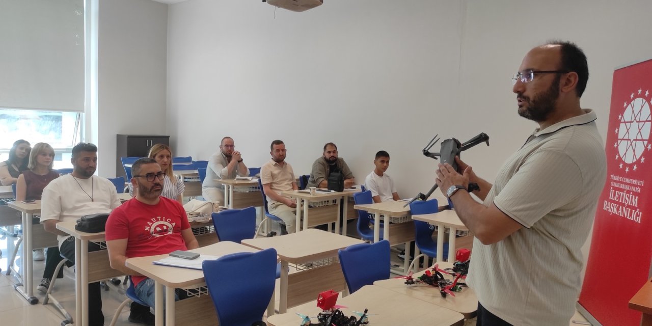 Konya’da basın mensuplarına profesyonel uçuş yetkisi