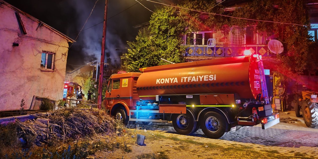 Seydişehir'de evde çıkan yangın söndürüldü