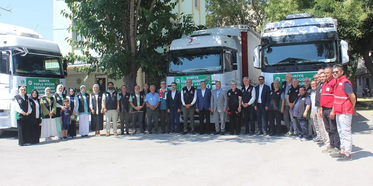 Mehir Vakfı'ndan Suriye’ye düğün yardımı