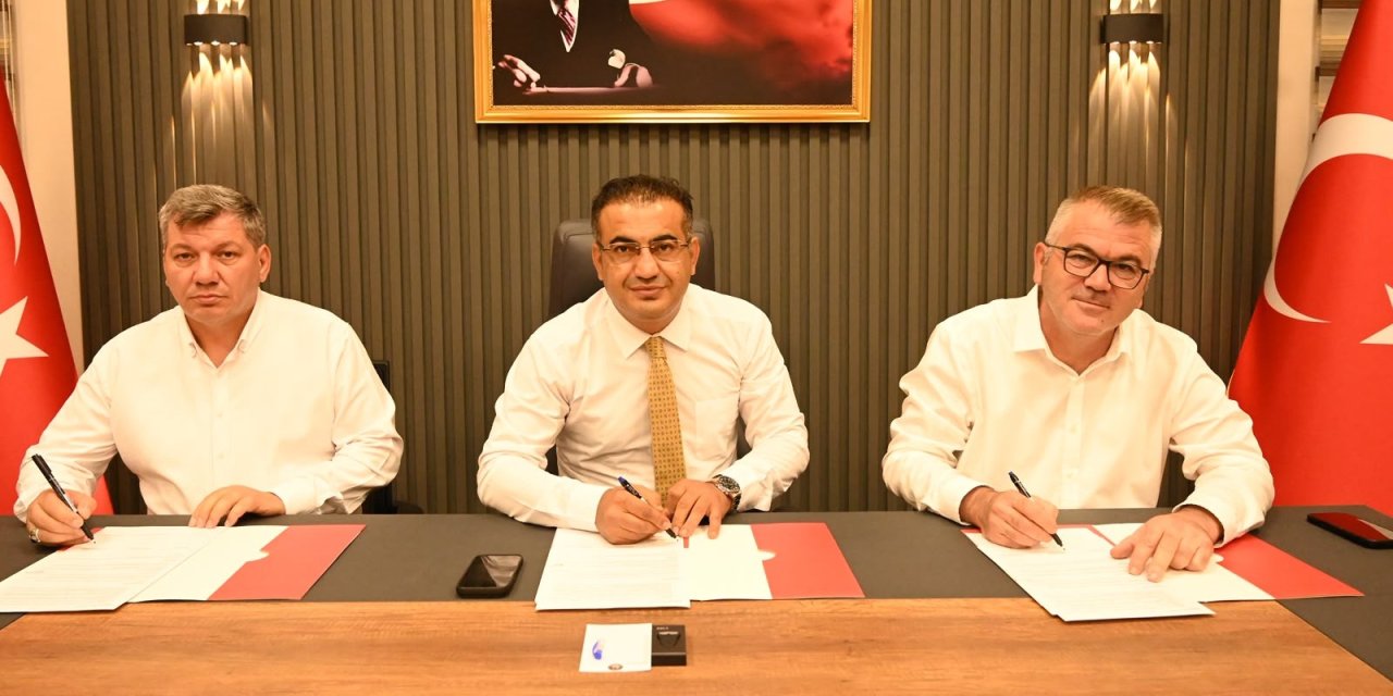 Seydişehir'de eğitime destek için imzalar atıldı