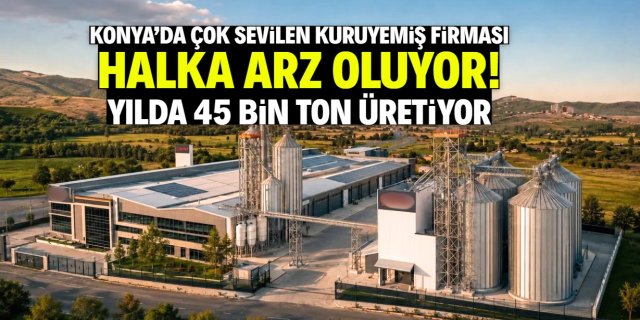 Konya'da çok sevilen kuruyemiş firması halka arz oluyor! Yılda 45 bin ton üretiyor