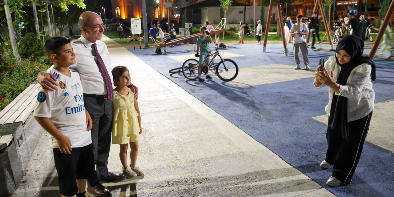 Özgökçen, Pekyatırmacı ve Bağcı'dan park ziyareti