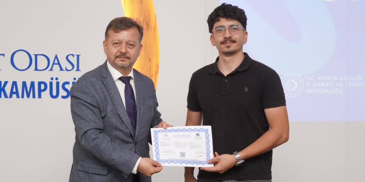Konya'da 'Katı Modelleme Mesleki Eğitimi' tamamlandı