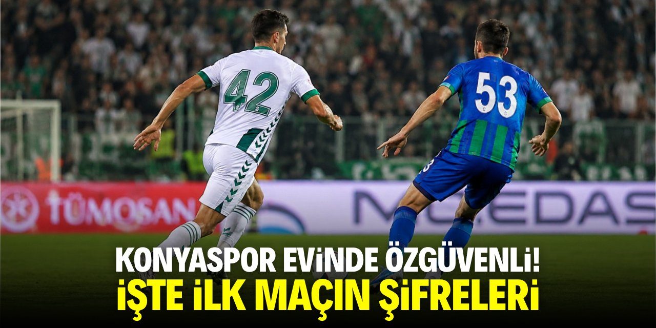 Konyaspor evinde özgüvenli! İşte ilk maçın şifreleri