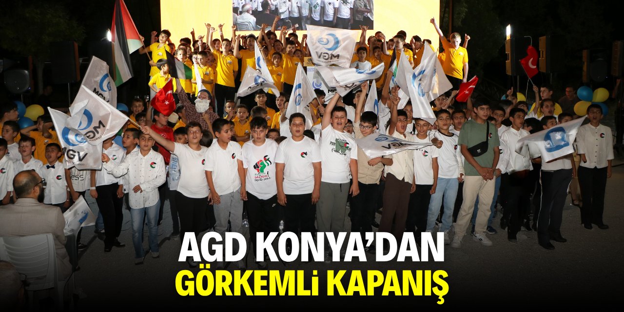 AGD Konya'dan görkemli kapanış! Yaz etkinlikleri sona erdi
