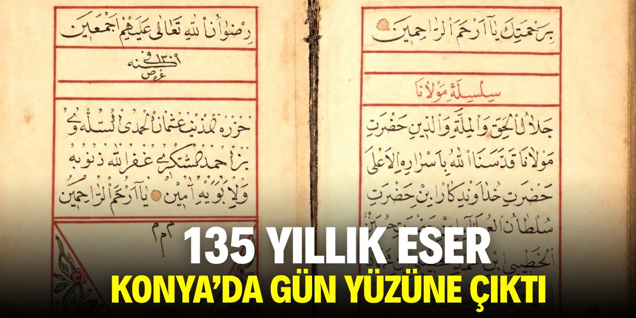 135 yıllık eser Konya'da gün yüzüne çıktı!