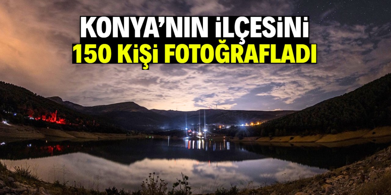 Konya'nın ilçesini 150 kişi fotoğrafladı