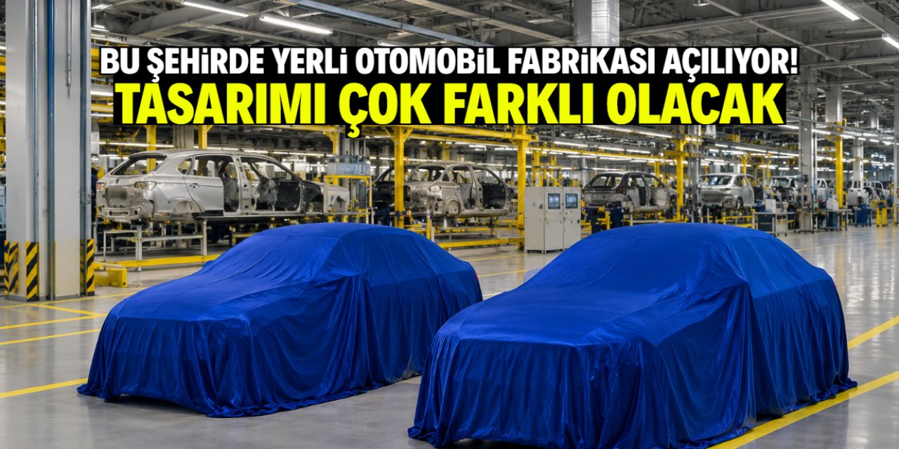 Türkiye'nin ikinci yerli otomobil fabrikası bu şehirde açılıyor! Tasarımı böyle olabilir