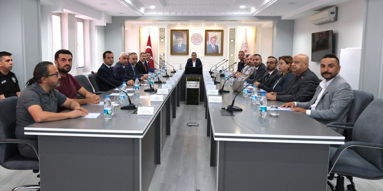 Karaman'da İl Spor Güvenlik Kurulu Toplantısı yapıldı