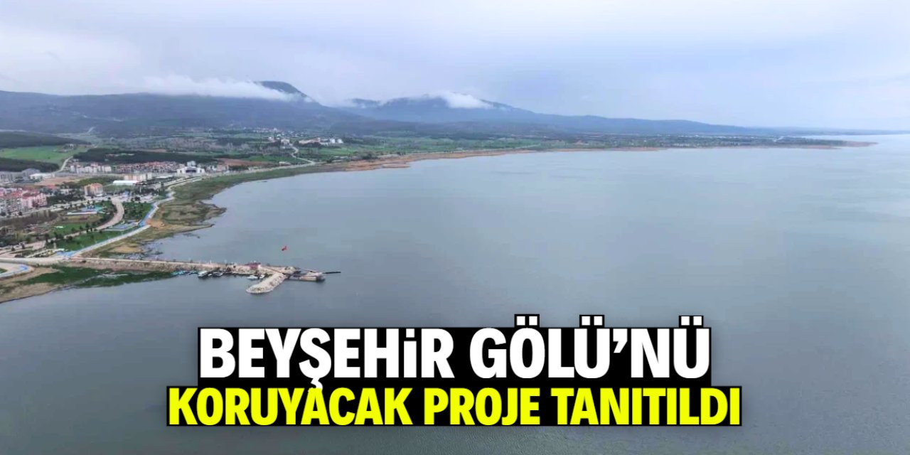 Beyşehir Gölü'nü koruyacak proje! Dev tesis kurulacak