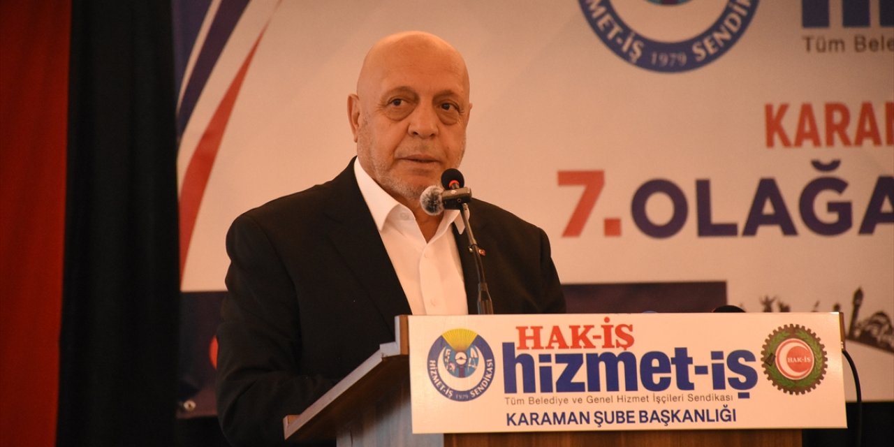 HAK-İŞ Genel Başkanı Arslan: Sumud Filosu bir şov yeri değil