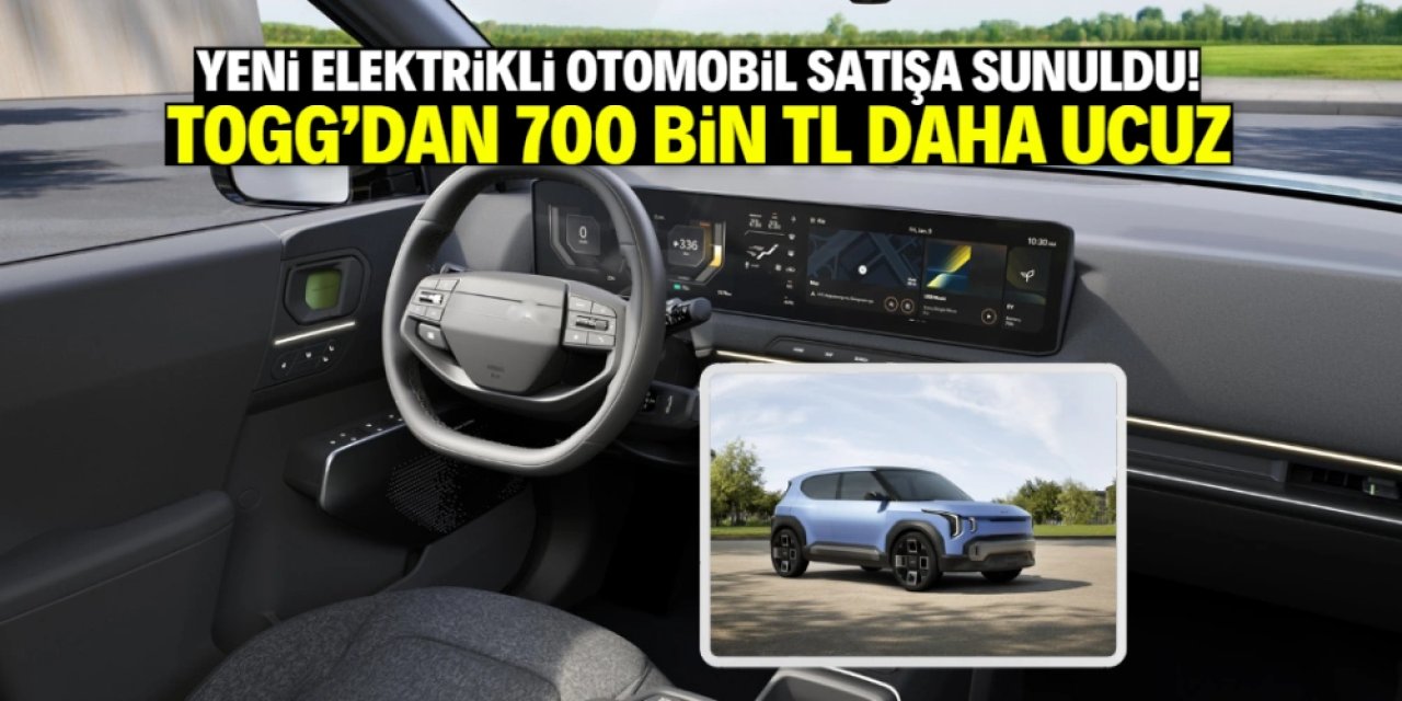 TOGG'dan 700 bin TL daha ucuz olan elektrikli otomobil satışa sunuldu