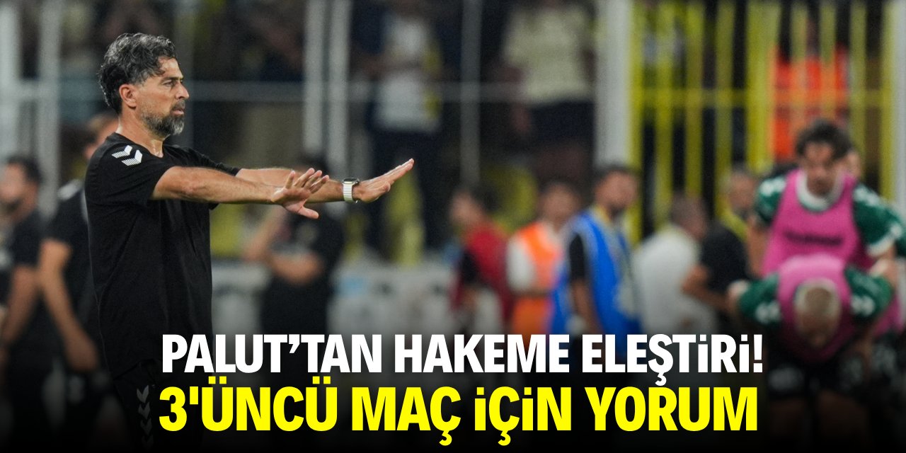 Palut'tan hakeme eleştiri! 3'üncü maç için yorum