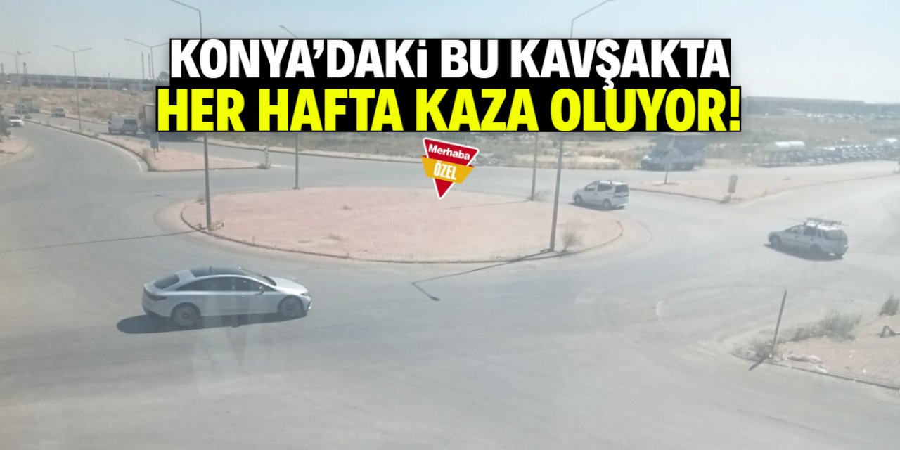 Konya'daki bu göbek tehlike saçıyor! Her hafta kaza oluyor