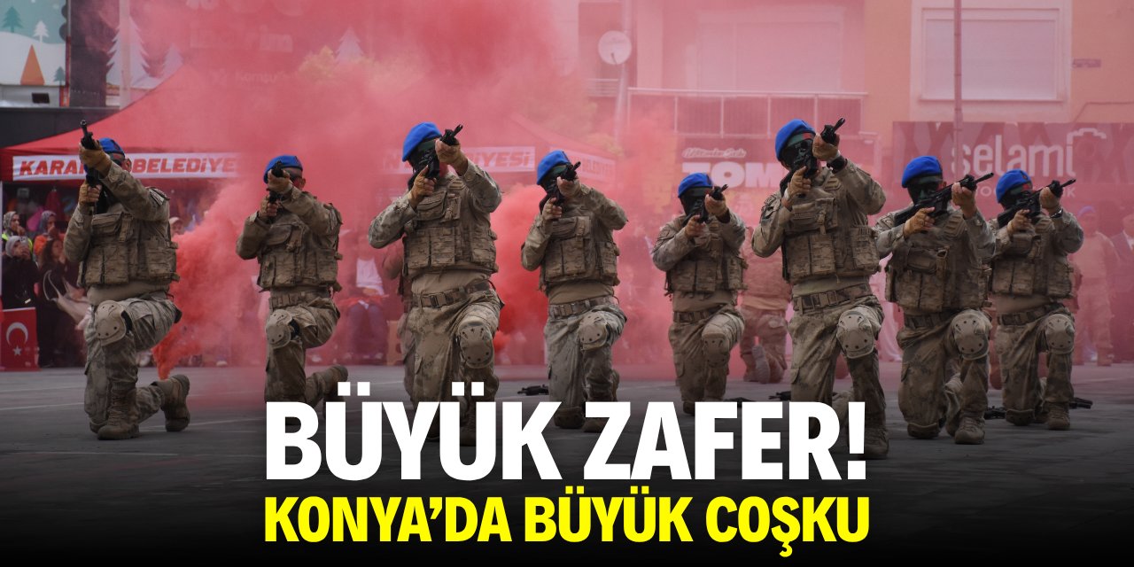 Büyük zafer! Konya'da büyük coşku