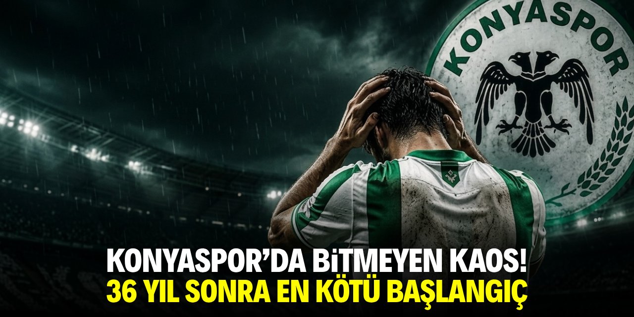 Konyaspor’da bitmeyen kaos! 36 yıl sonra en kötü başlangıç