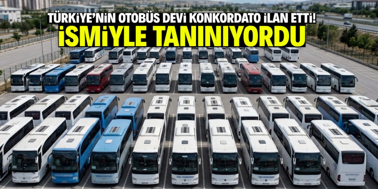 Marmara Bölgesi'nin otobüs devi konkordato ilan etti! İsmi duyan üzülüyor
