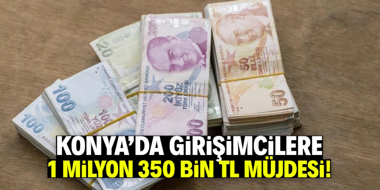 Konya'da girişimcilere 1 milyon 350 bin TL yatırım desteği verilecek