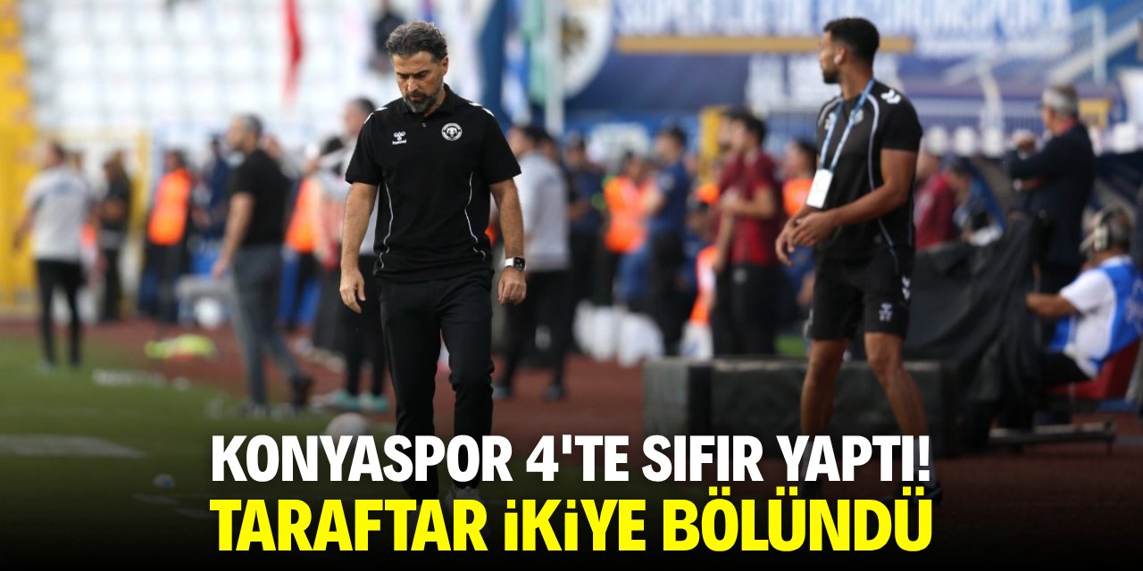 Konyaspor teknik direktörü Palut için taraftar ikiye bölündü!