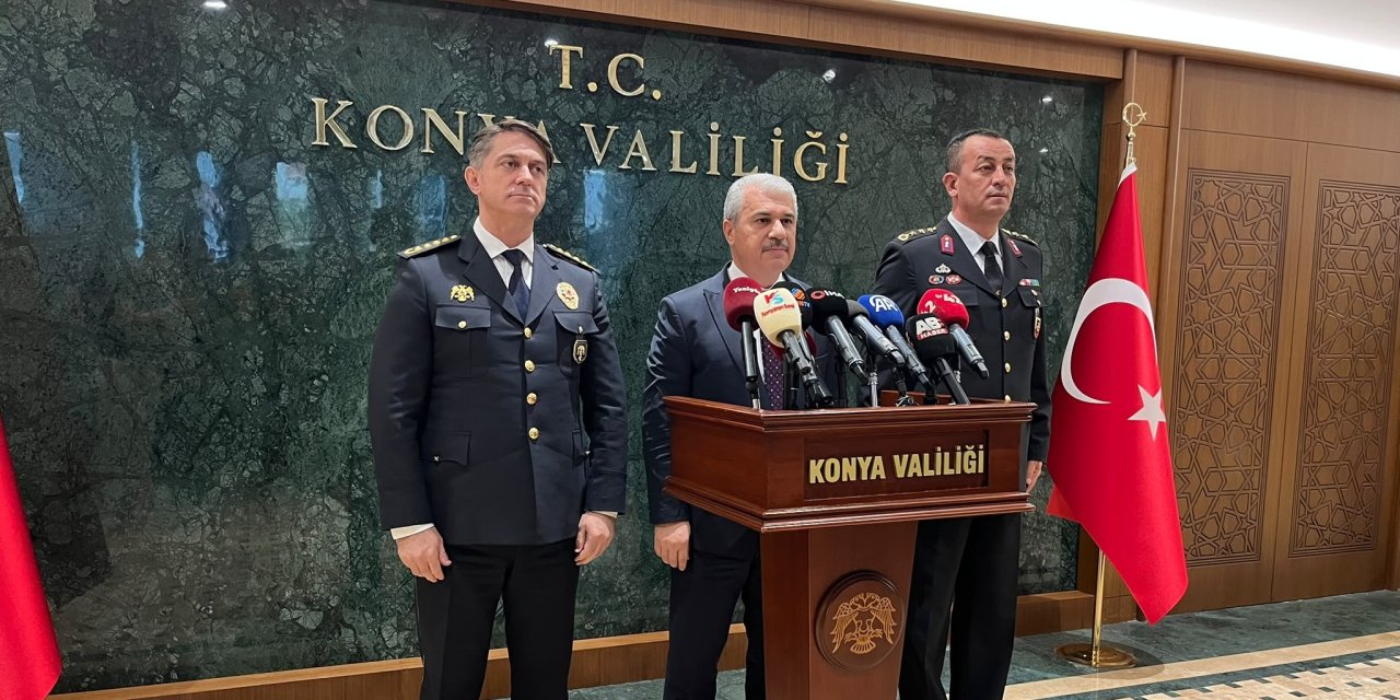 Konya’nın güvenlik bilançosu açıklandı
