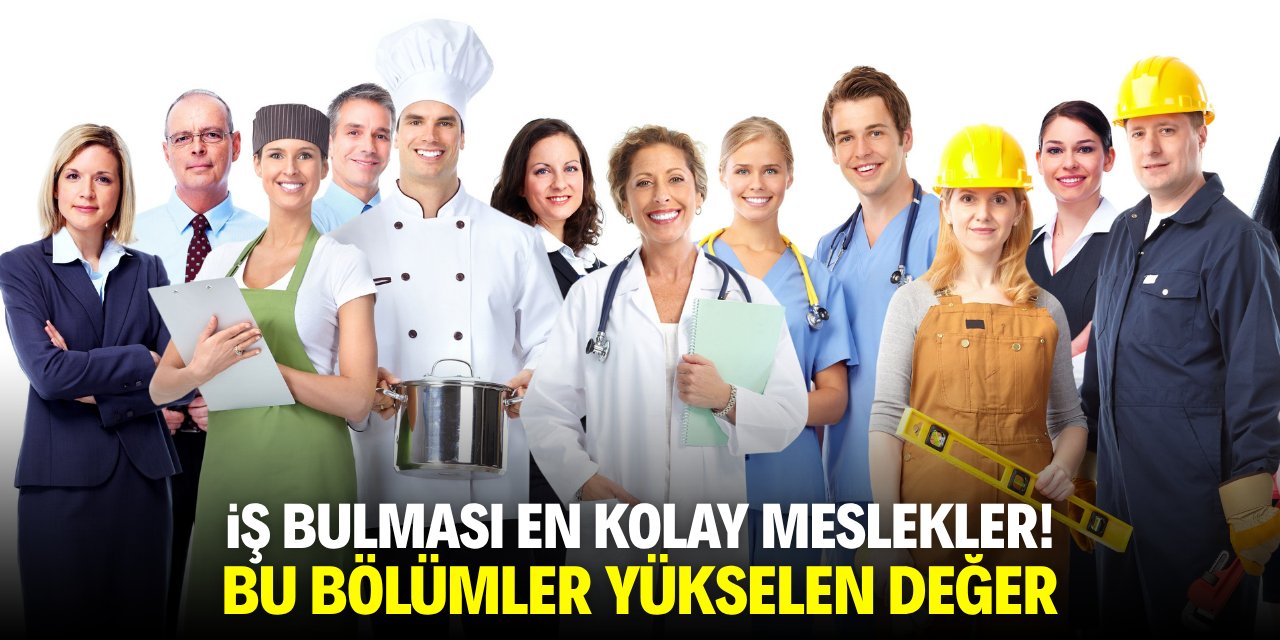 İş bulması en kolay meslekler! Bu bölümler yükselen değer