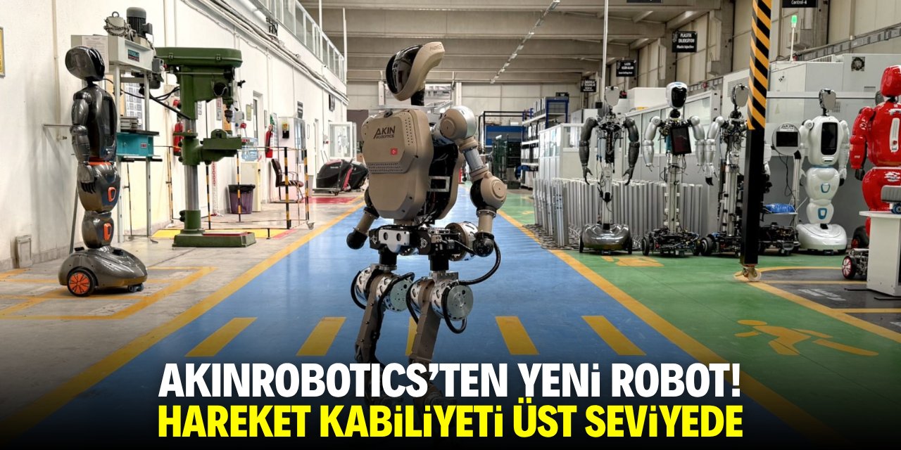 Akınrobotics'ten yeni robot! Hareket kabiliyeti üst seviyede