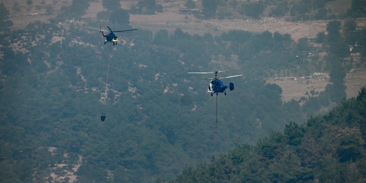Adana'daki orman yangınına müdahale sürüyor