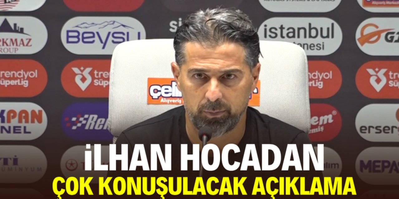 Konyaspor Teknik Direktörü İlhan Palut'tan çok konuşulacak açıklama