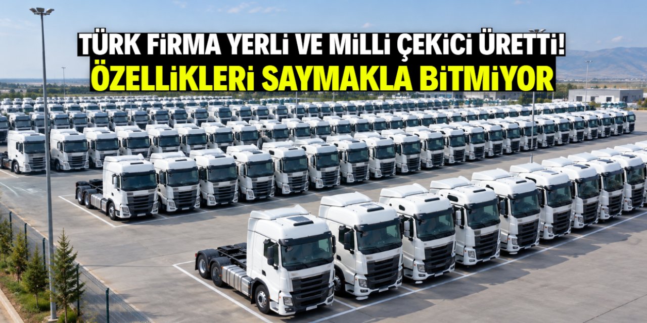 Türk firma 560 beygir yerli çekici üretti! Alüminyum tank özelliği var