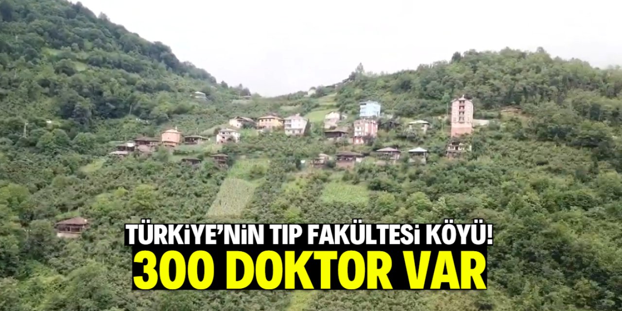 Türkiye'nin tıp fakültesi köyü! 300 doktor var