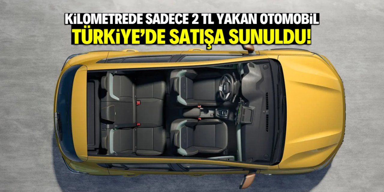 Kilometrede 2 TL yakan otomobil Türkiye'de çok ucuza satışa sunuldu!
