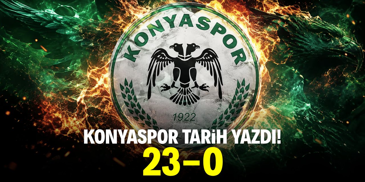 Konyaspor tarih yazdı! 23-0