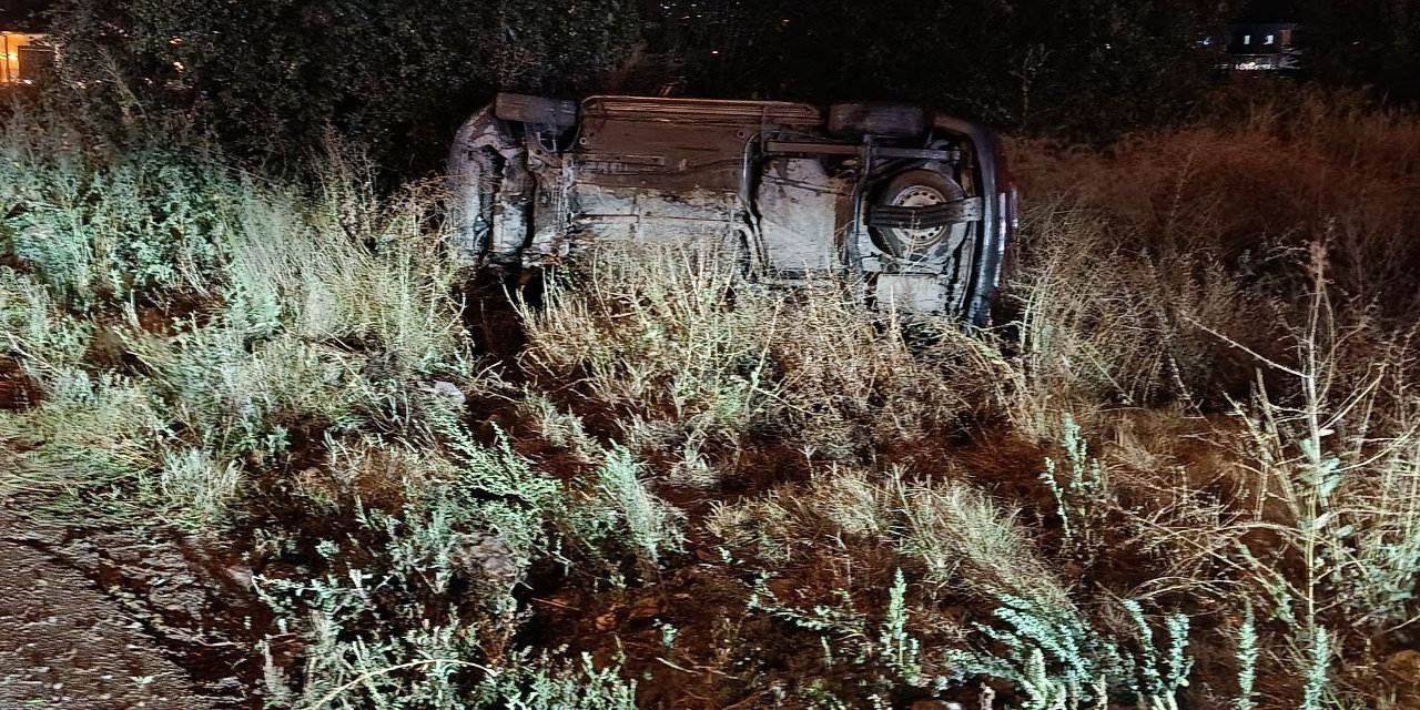 Konya'daki trafik kazasında 2 kişi yaralandı