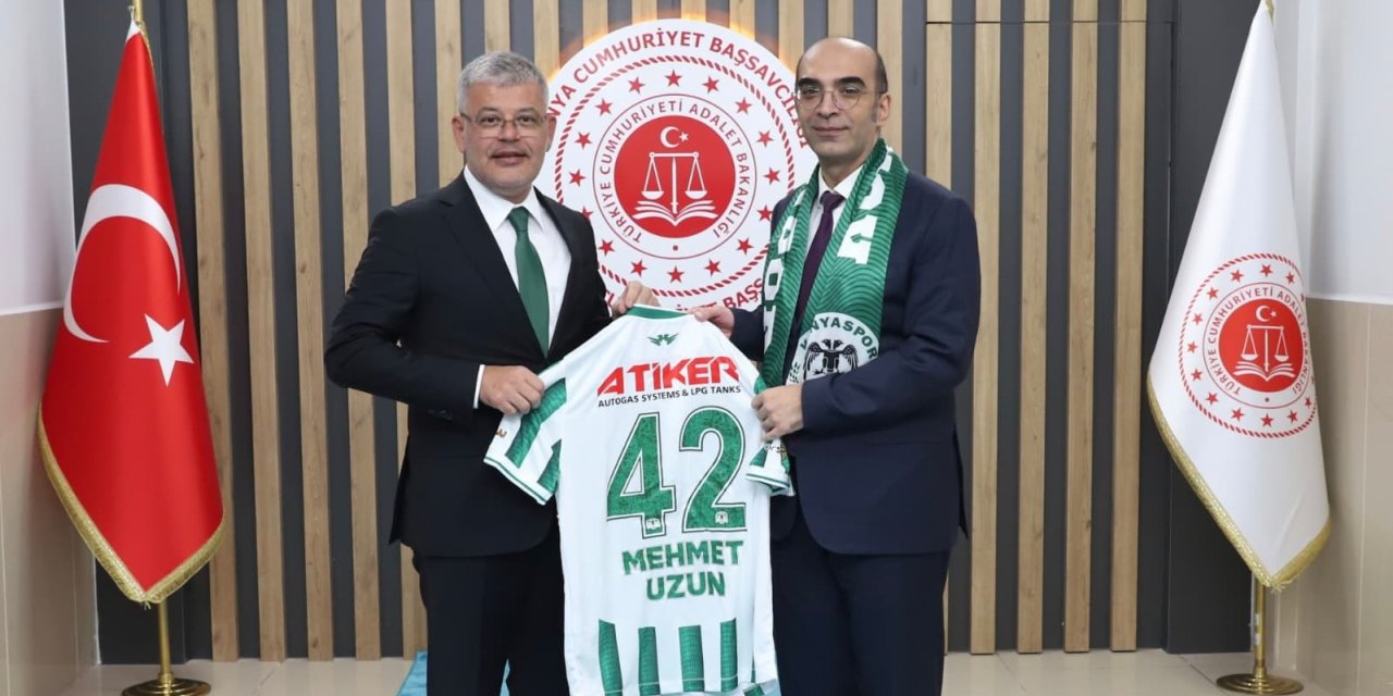 Konyaspor yönetiminden Başsavcı Uzun'a ziyaret