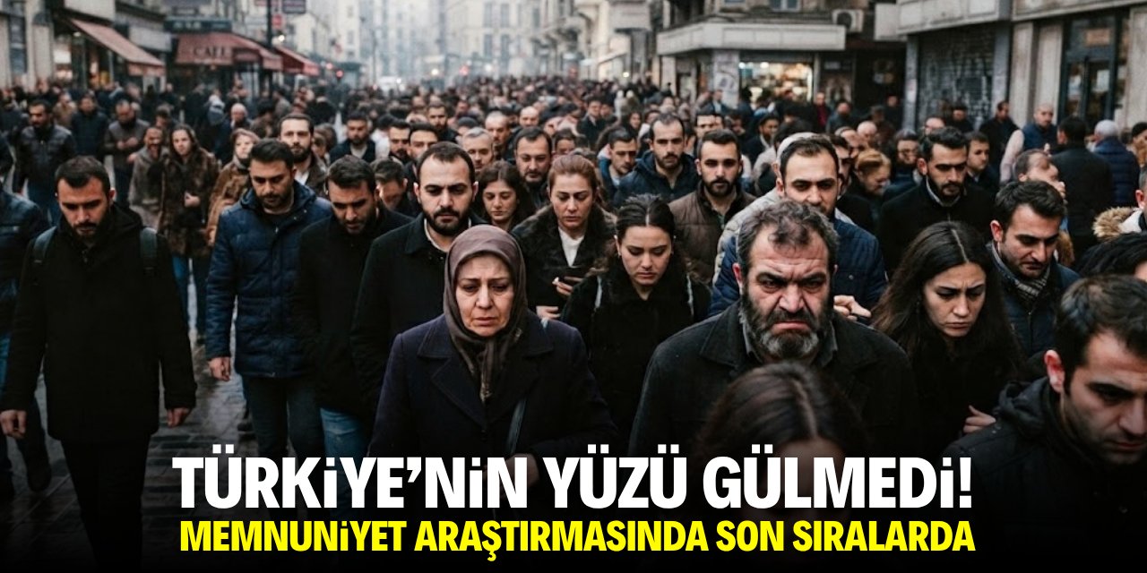 Türkiye'nin yüzü gülmedi! Memnuniyet sıralamasında son sıralarda