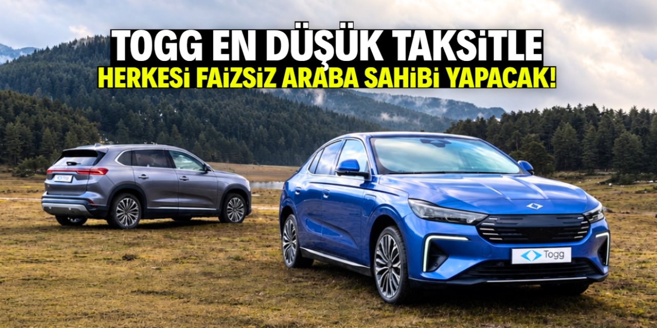 TOGG en düşük taksitle araba sahibi yapacak! T10X ve T10F için geçerli