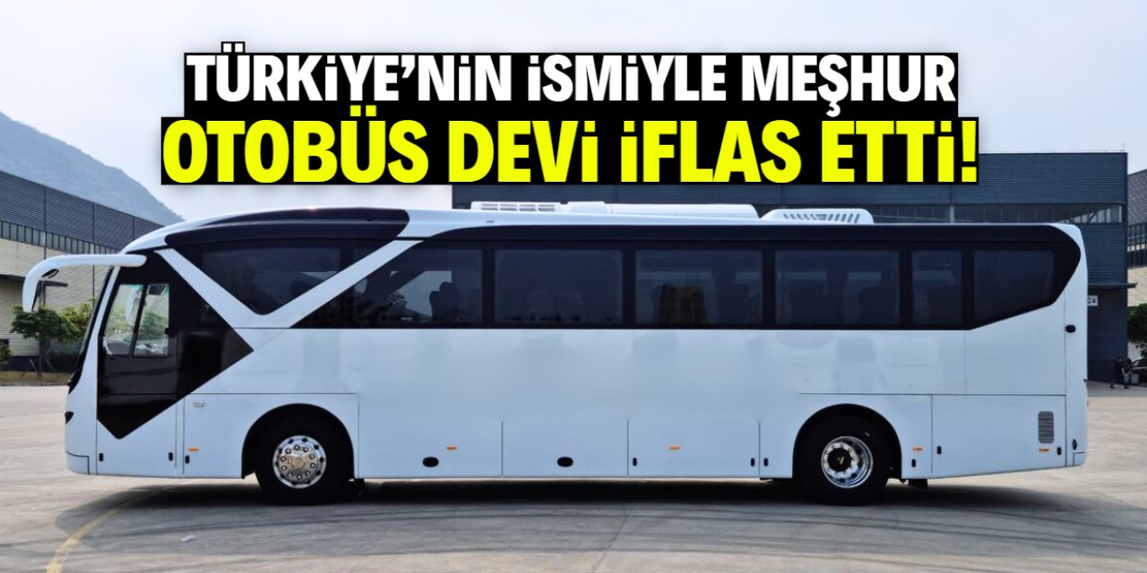 Türkiye'nin ismiyle meşhur otobüs devi iflas etti! Filosu çok büyüktü