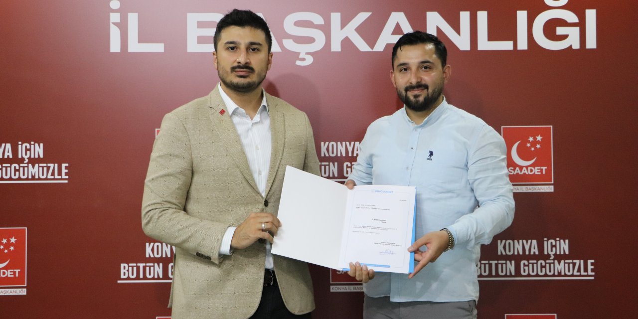 Saadet Konya Gençlik’te bayrak değişimi