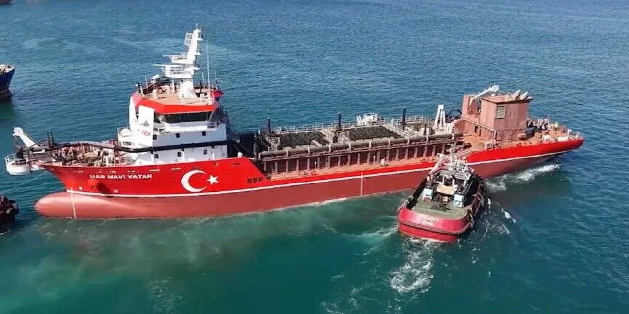 İlk yerli ve milli tarama gemisi "UAB MAVİ VATAN" suya indirildi