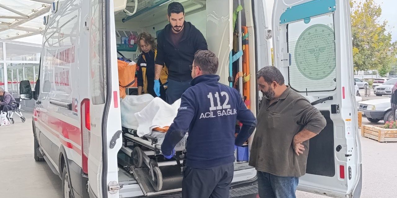 Konya'da kamyondan düşen kişi yaralandı