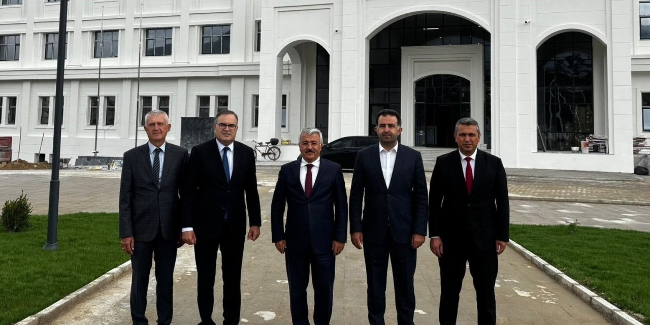 Akşehir'in yeni adalet binası incelendi