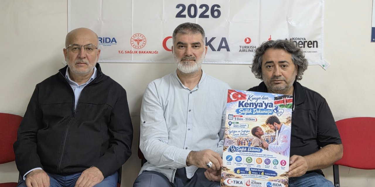Konya’dan Kenya’ya sağlık desteği